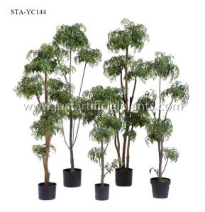 Buy cheap Lifelike Artificial Fern Tree , Artificial House Plants Iron Wire Delightful Impression product