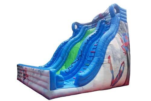 Quality Spider - Man Commercial Inflatable Slide Waterproof For Festival Activities for sale