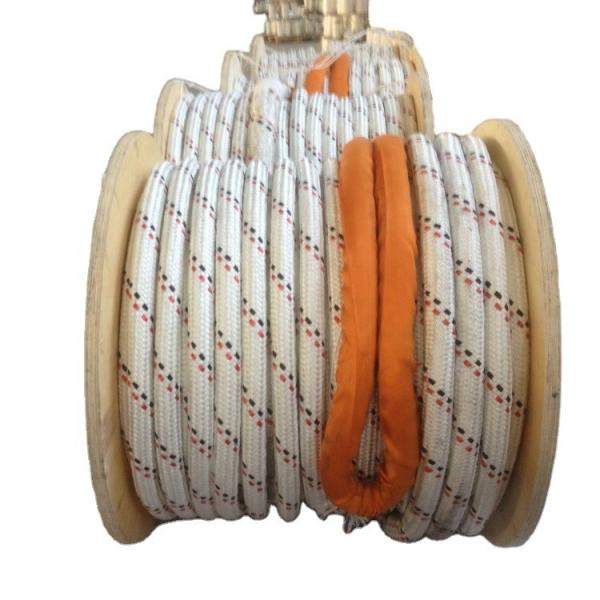 Vessel Mooring 12 Strand UHMWPE Rope 48mm High Strength Braided