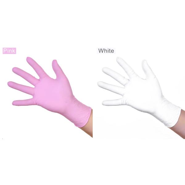 Strong Versatility Disposable Protective Gloves Nitrile Material No Allergies