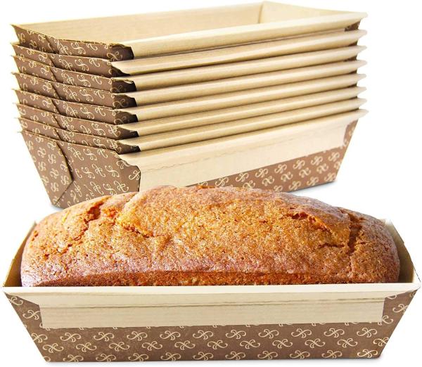 Quality Disposable Paper Baking Loft Mold Cake Kraft Lightweight Rectangular for sale