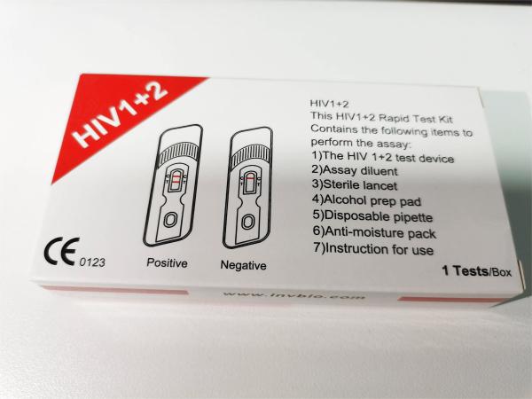 Quality Quickly Hiv Rapid Test Kits Self Checking Aids Hiv 1/2 In Blood for sale