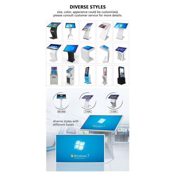 32 Inch Kiosk Interactive Touch Screen Payment Kiosk Anti Glare
