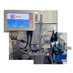 Buy cheap Date Code Thermal Inkjet Printers Machine 25.4mm Height Solvent Based product