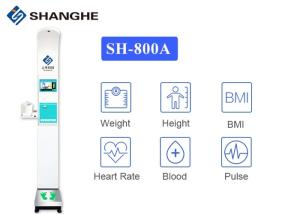 Ultrasonic Testing 210cm 500kg Electronic Height And Weight Machine