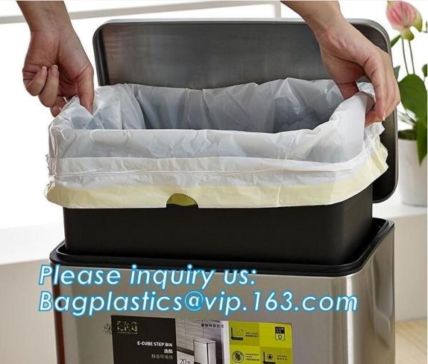 Quality Medium Trash Bags Garbage Bags Extra Strong Thicken Plastic Trash Bag Can Bin Liners Wastebasket for Bathroom Bedroom Ho for sale