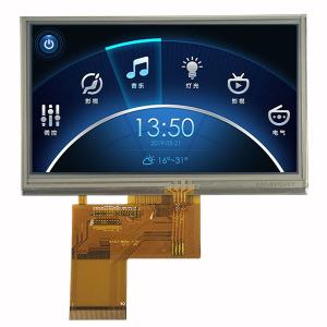Buy cheap 4.3 Inch LCD TFT Display Panel 480x272 With RGB Interface Resistive Touch product