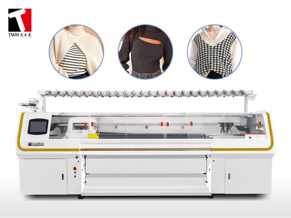 Quality TWH Computerized Flat Knitting Machine , 52Inch 9G Auto Knitter Machine for sale