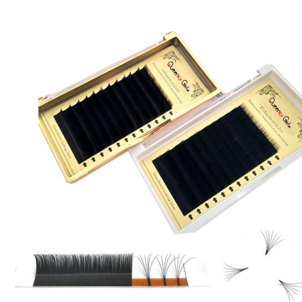 Quality 25mm J Curl Lash Extensions , Handmade Mink Individual Lashes for sale