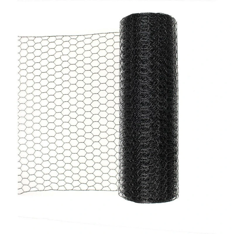 Black colored chicken wire mesh