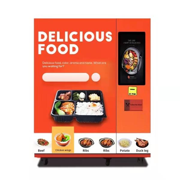 Quality Freezing Food Vending Machine Frozen Food Vending Machine Microwave Heating for sale