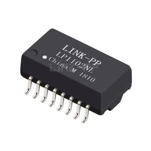 Buy cheap X Multiple XF-TRC1102NLE Compatible LINK-PP LP1102NL 10/100 Base-T Single Port SMD 16PIN Ethernet Telecom Lan Magnetics product