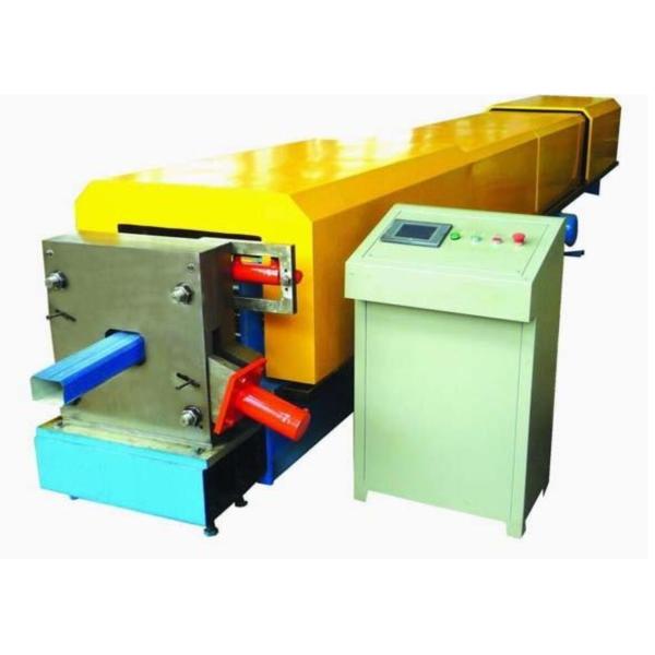 15 Stations Downpipe Roll Forming Machine / Steel Square Pipe Making Machine