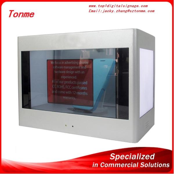 Quality 42 inch transparent lcd advertising box with touch screen,lcd advertising display for sale