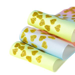 China Fancy Decorative Fabric Ribbon Custom Printing Solid Color Patterned on sale
