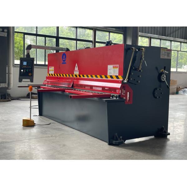 QC11K-4*3200 4mm Thickness E21 Controller Swing Beam Hydraulic Metal Sheet Cutting Machine