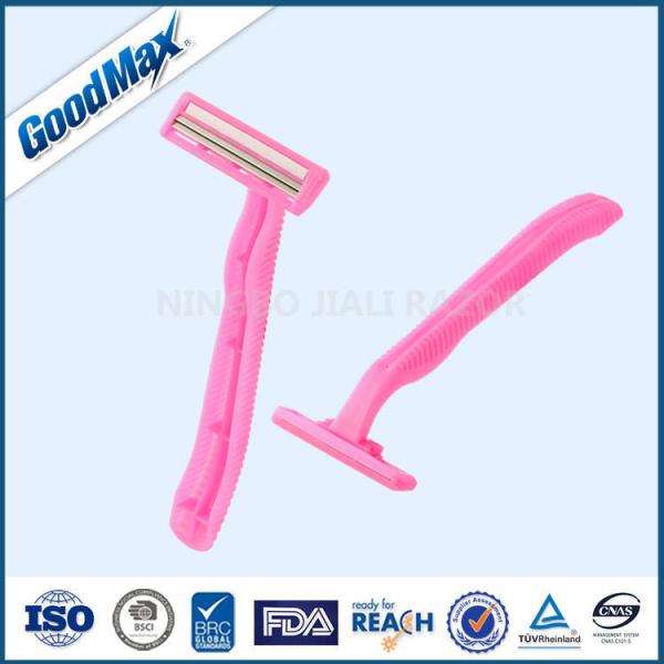 Quality Pink Single Blade Disposable Razor With Fixed Head For Safer Shaving for sale