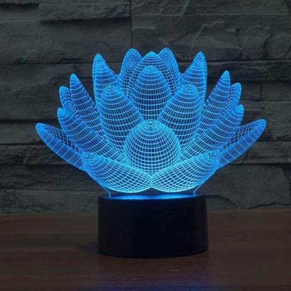 Quality Changeable USB 188mm 3D Led Illusion Lamp 3d Illusion Decorative Lights for sale