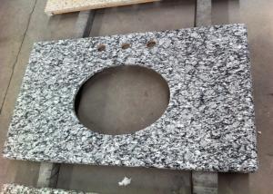 Water Wave Granite Vanity Tops Eased Edges With 2 Cm Thickness , SGS CE Listed