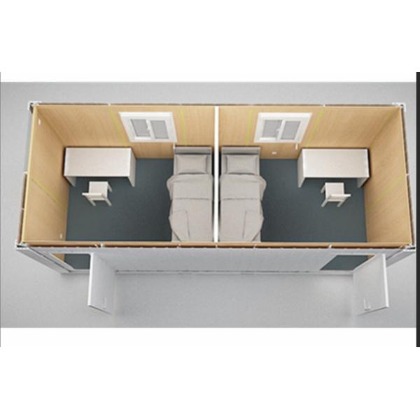 2 Bedroom Firm Folding Container House Steel Frame Material High Mobility