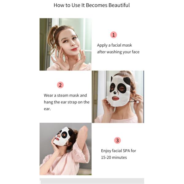 Portable Hydrating Face Mask Steam Hydrating Sheet Mask Customized