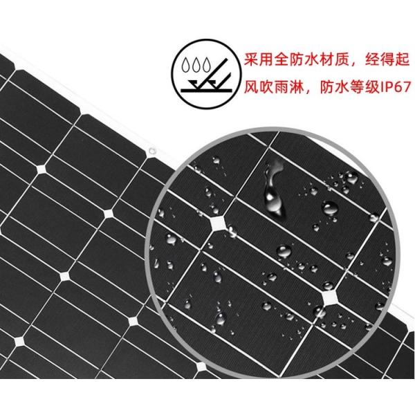 Home Emergency Solar Power PV System 220V 5000W Monocrystalline Silicon Solar Panel TUV