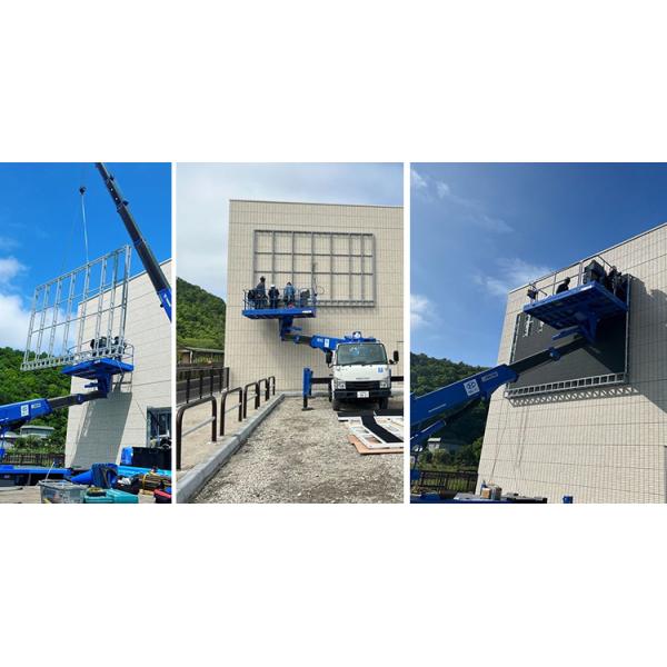 Front Service P3 Led Video Screen Module 6500cd/sqm For Outdoor Advertising