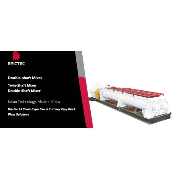 High Efficiency Double Shaft Mixer for Refractory Materials