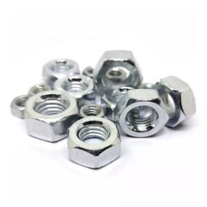 China M4 M5 M6 M8 M10 M12 Stainless Steel Hexagon Nuts Galvanized on sale