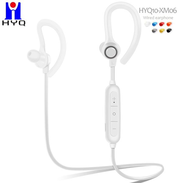 Quality USB BT5.0 TPE Cable Sports Bluetooth Earphones Customized Logo Earhook for sale