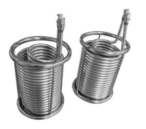China Forged Water Tank Coaxial Heat Exchanger For Heat Transfer Cooling on sale