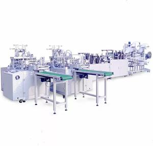 Heavy Duty Automatic Face Mask Making Machine Stable Operation Low Scrap Rate