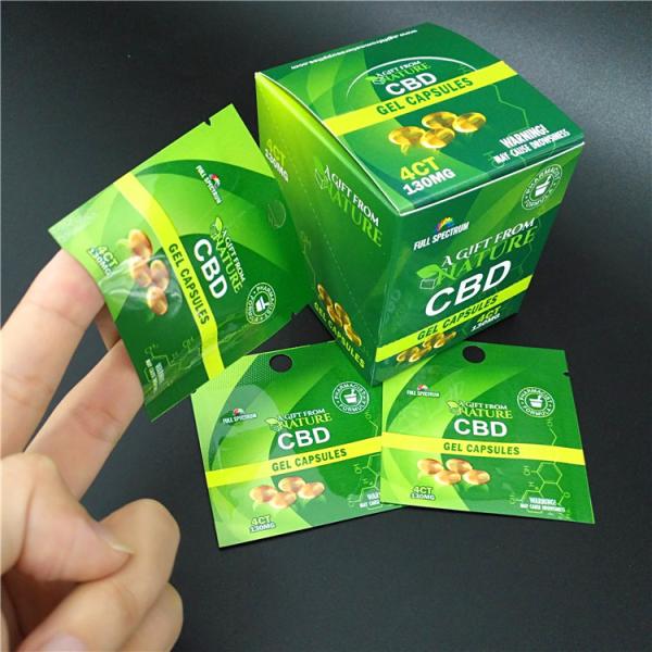 CBD gummy Bear Packaging Male Sex Enhancement Pills Blister Paper Card Packaging