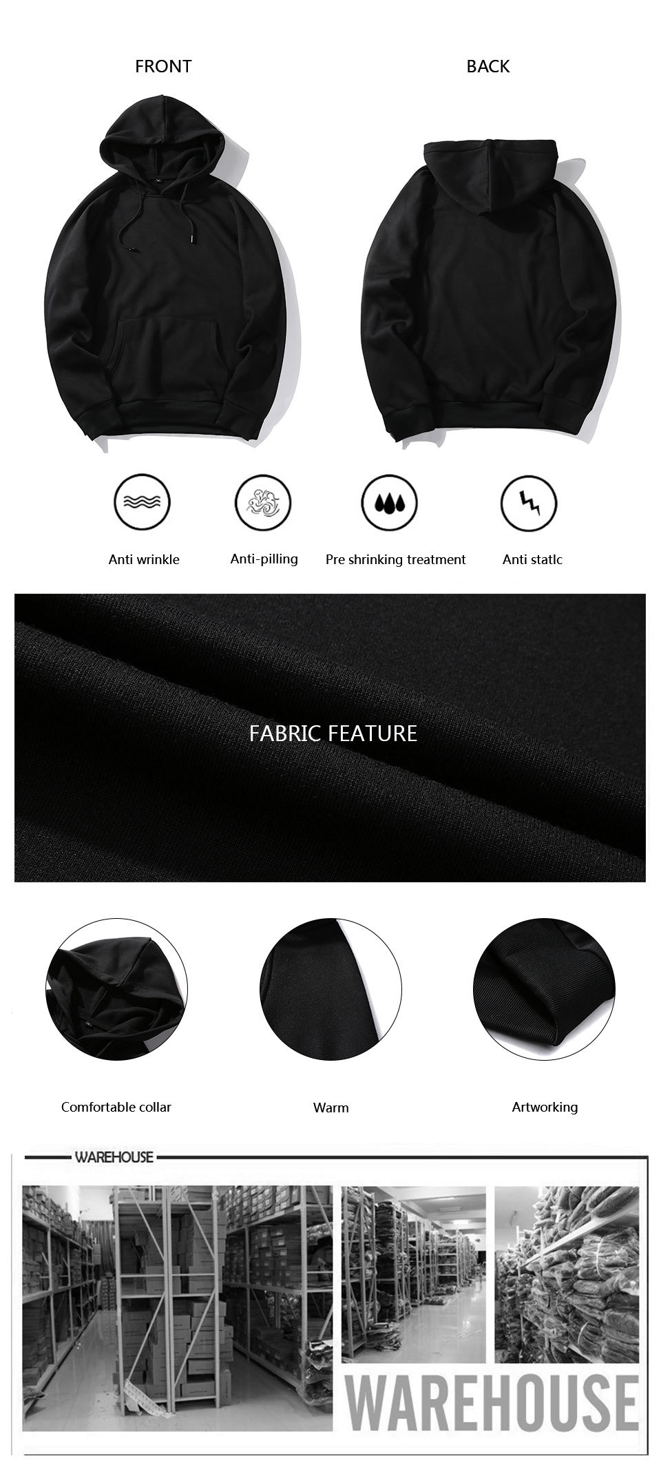 [Free Sample] Logo Design Services Men Hoodies Apparel Slight Customize