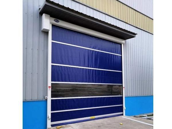 Quality Automatic PVC Fast Rolling Shutter Door High Speed Access Dust And Wind Defense for sale
