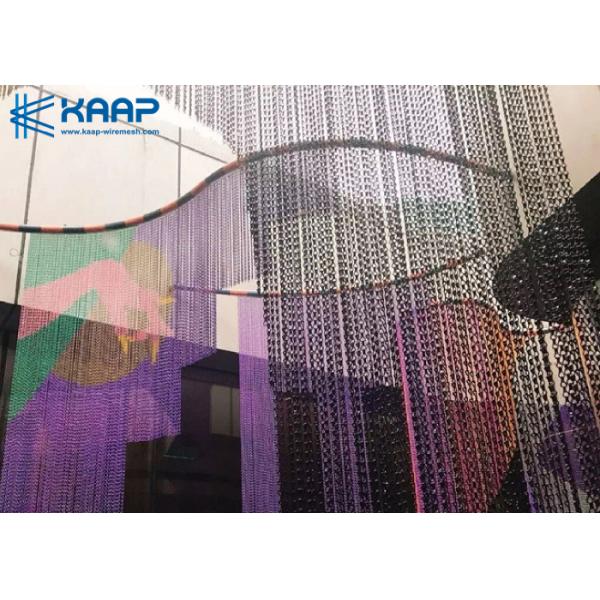 Galvanized Decorative Metal Mesh Screen Customized Size Color For Power Plants