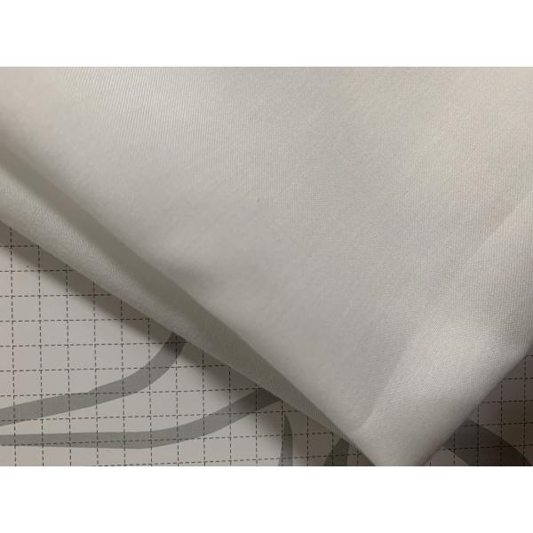 Spun polyester white thobe robe fabric