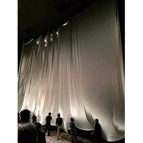 25m Width Seamless Silver Projection Screen For Giant Cinema Hall
