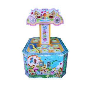 China Frog Kids Hammer Arcade Game Machine 80W Arcade Ticket Machine 2 Players on sale
