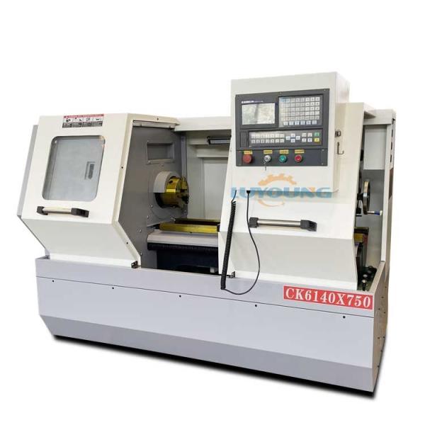 380v 2 Axis CNC Turning Centre Flat Bed GSK Controller Cnc Lathe Ck 6140 For