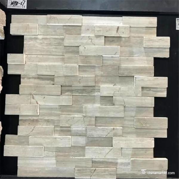 Slate Culture Stone WPB-67 Corner 6 “X 18” X 6” Flat Panel 6” X 24” white culture stone