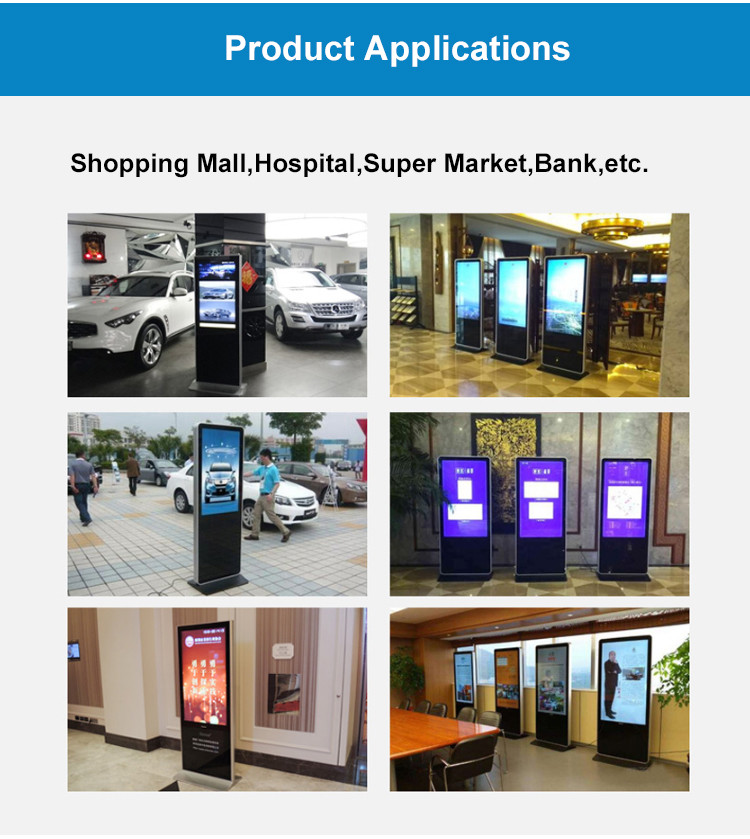 43 Inch Wifi Touch Screen Kiosk Advertising Display Player Digital Signage