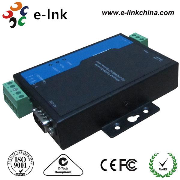 Quality RTS / CTS Flow Control Serial To Fiber Optic Media Converter , 10 / 100M Serial To Rj45 Converter for sale