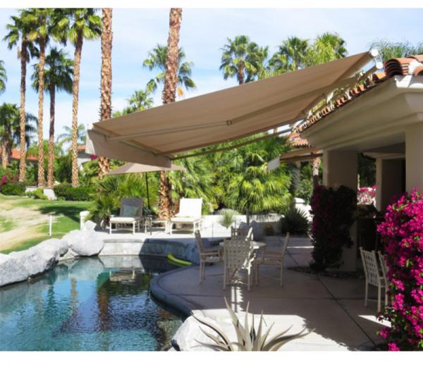 Manual Telescopic Waterproof Retractable Awning Balcony folding arm retractable awnings
