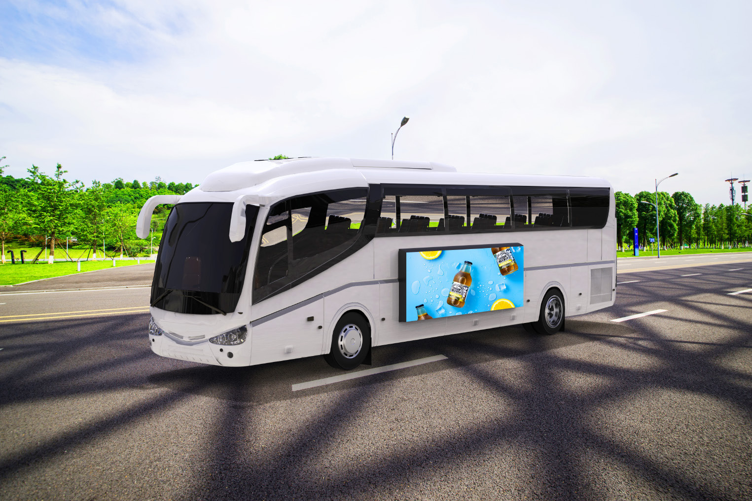 P3 P4 P5 Bus LED Display Board Low Power Consumption GPS Location