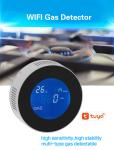 Glomarket Tuya Wifi Gas Detector GSM Alarm System Lcd Digital Alarm Leak Sensor