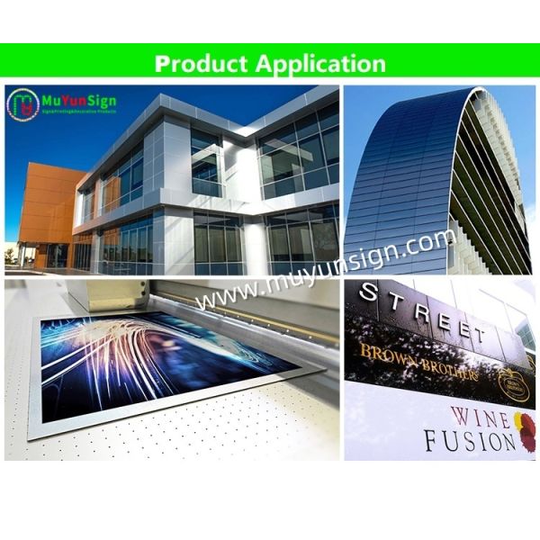 Fireproof ACP Aluminium Composite Panel 3/4 Mm Thickness Customized