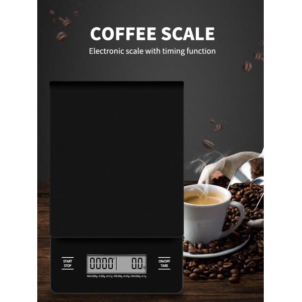 Battery Powered High Precision Electronic Coffee Drip Scale