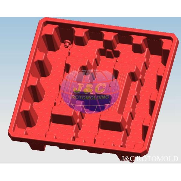Professional Plastic Rotational Moulding For LLDPE Drum Pallets / Containment Pallets