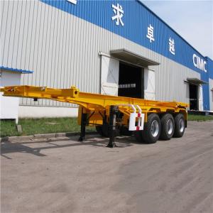 Buy cheap 60T Loading Container Chassis 20ft Skeletal Trailer product